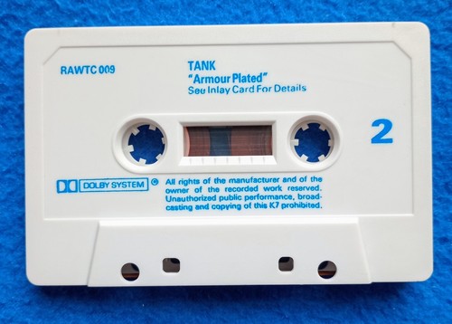 TANK - 'Armour Plated' - Long Play Cassette. THE DAMNED. ALGY WARD. EX. - Picture 11 of 16