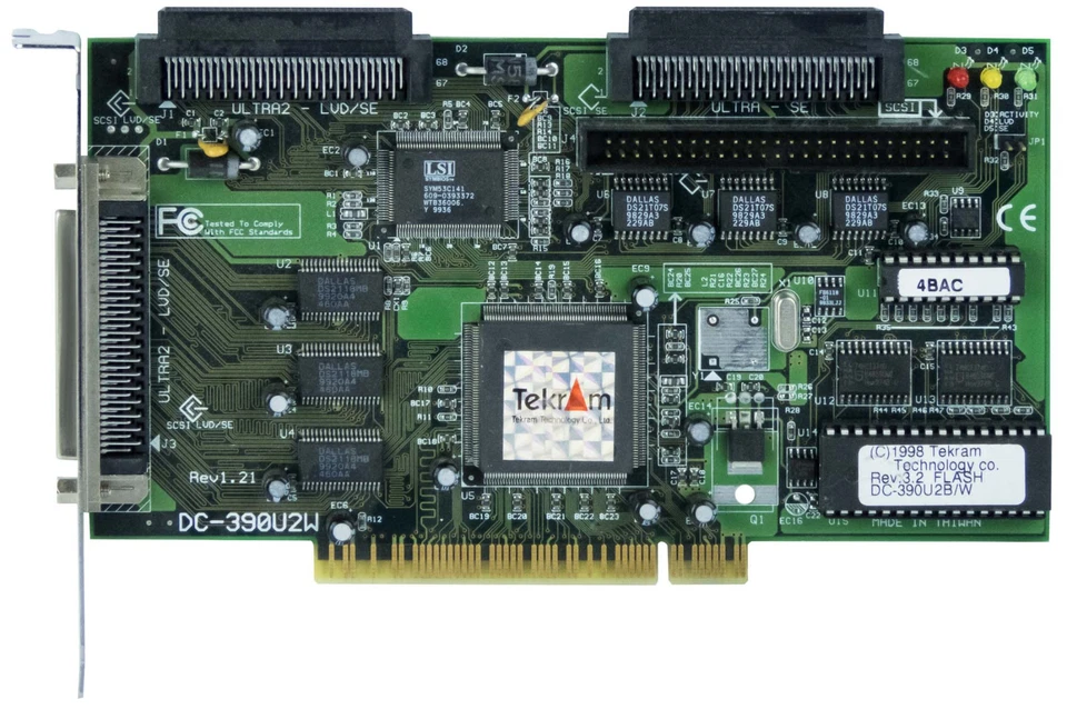 Controller Tekram DC-390U2W Ultra2 SCSI PCI - Image 2 of 2