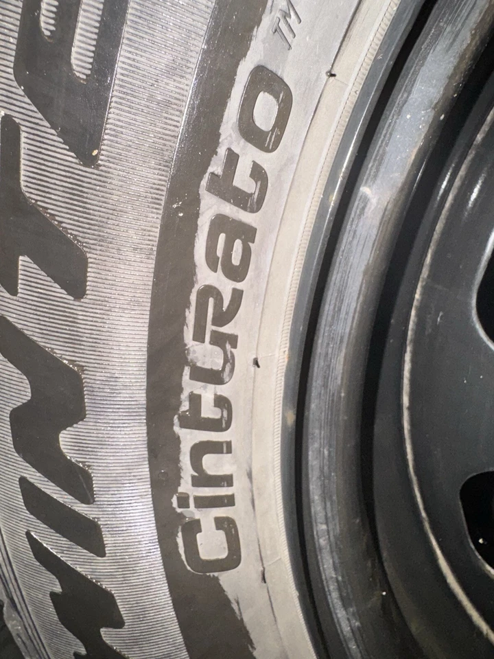 Marken Winterreifen Pirelli Cinturato 195/ 60/ R15 auf 4 Loch Stahlfelgen - Bild 4 von 4