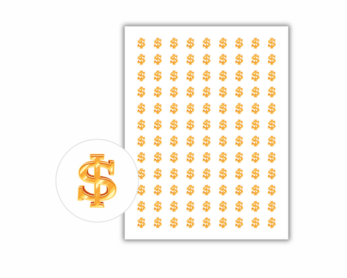 Adesivi per diario pianificatore di giorno di paga, rotondi - Foto 1 di 2