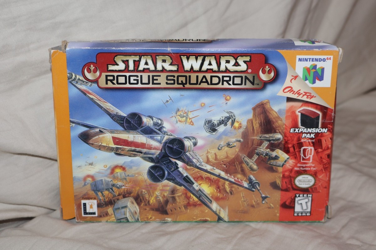 Star Wars: Rogue Squadron (Nintendo 64, 1998) N64 BOXED COMPLETE
