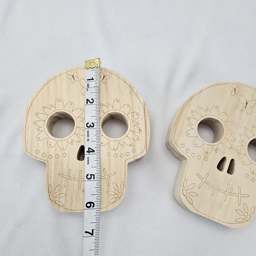 2 pcs Sugar Skull Standing Halloween - Picture 2 of 4