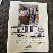 1998 Sunline RV Travel Trailer Brochure