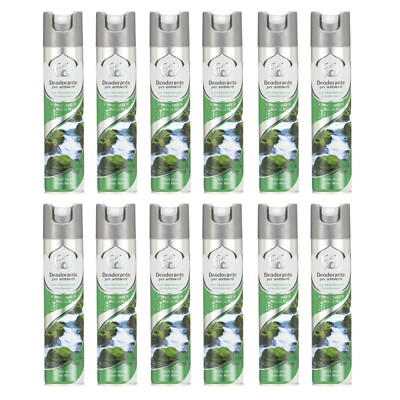 12 Stück AIR FLOR MOOS WEISS Deo Raumspray 300ml 