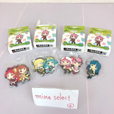 Magical Girl Madoka Magica Rubber Strap Kaname Tomoe Mami Sakura Kyoko Set Japan