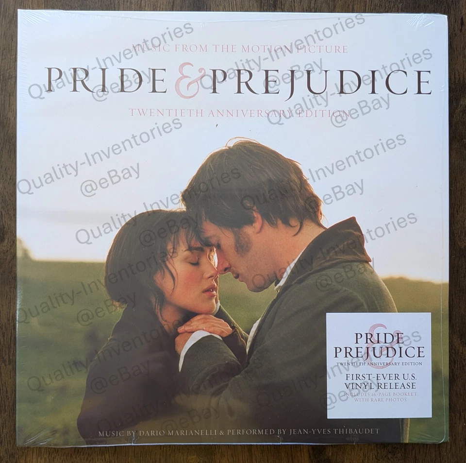 PRIDE & PREJUDICE - Vinyl LP Soundtrack (Pink & Blue Swirl) RARE *New/Sealed* - Image 4 of 4
