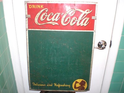 Vintage Coca Cola 1941 Menu Board
