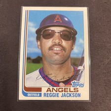 1982 Topps Traded - Reggie Jackson #47T Angels Baseball Card