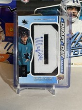 2021-22 SP Game Used William Eklund Draft Day Marks /35!!