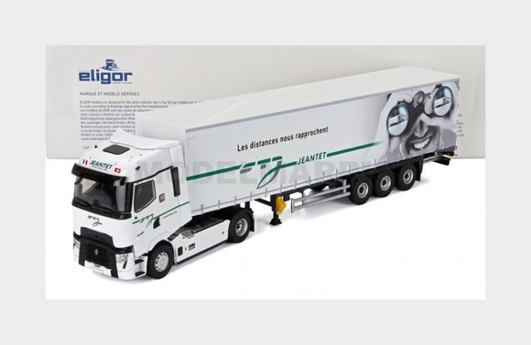 Eligor 118824 Renault T-LINE High Truck Taut-Liner Lkw Jeantet 2023 WHI-image