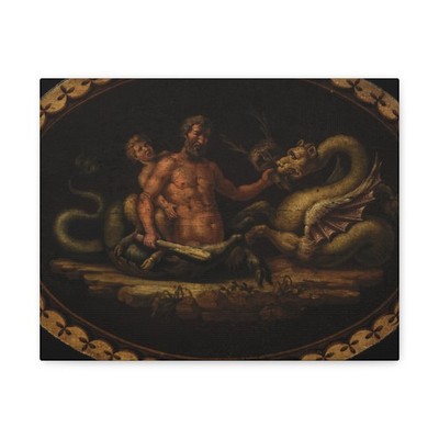 Unidentified (Italian) - Mythological Scene - 18th century - Canvas Wall Art