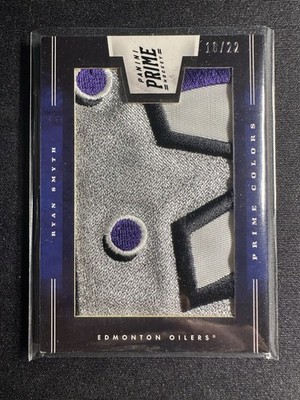 2011-12 Panini Prime Prime Colors Vertical Patch /22 Ryan Smyth CRAZY PATCH