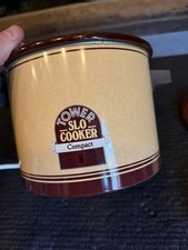 Vintage Tower Compact Slow Cooker New Old Stock Boxed Unused With Instructions