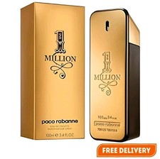 Paco Rebane 1 Million 100ml Men Eau de Toilette New & Sealed Fast delivery