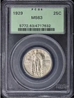 1929 Standing Liberty Quarter PCGS OGH MS-63 Original