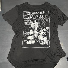 New Disney Womens Vintage Mickey Mouse Tshirt Size XL 15-17 