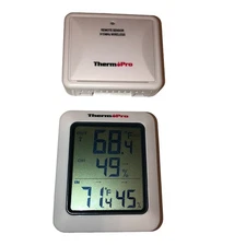 ThermoPro Wireless Indoor-Outdoor Temperature Monitor And Sensor           @B