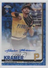 2019 Topps Chrome Rookie Blue Wave Refractor 38/150 Kevin Kramer #RA-KK Auto oh8