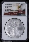 2022 $1 American Silver Eagle NGC MS 70 | FDOI