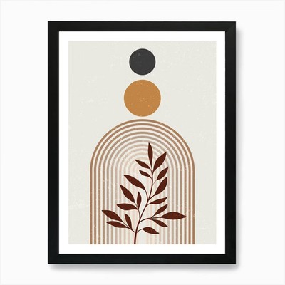 Baum in einer Vase Kunstdruck gerahmt Wand gerahmt Wandbild Poster Leinwanddruck Bild