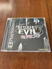 Resident Evil 3: Nemesis (PlayStation 1, 1999) Black Label