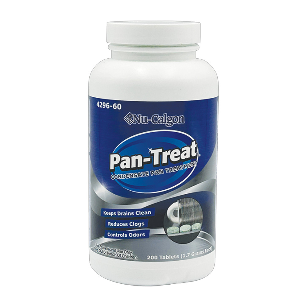 Nu-Calgon 4296-60 Pan-Treat Condensate Drain Pan Tablets HVAC 200 Ct