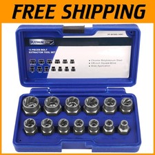Professional Grade Bolt Extractor Set Easy-out Tool Kit