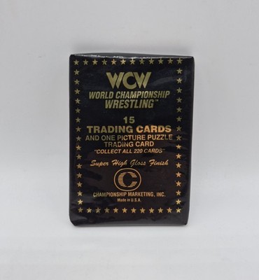 WCW Championship Marketing 1991 Vintage Rare Wrestling Trading Card SEALED PACK