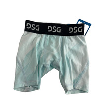 DSG Boys Compression Shorts Solid Pull-on Elastic Waist Stretch Light Blue XS