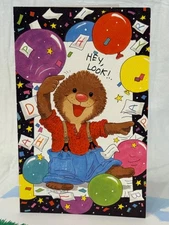 Vintage 1995 Suzy's Zoo "He Look!...A Special Birthday Wish..." Greeting Card