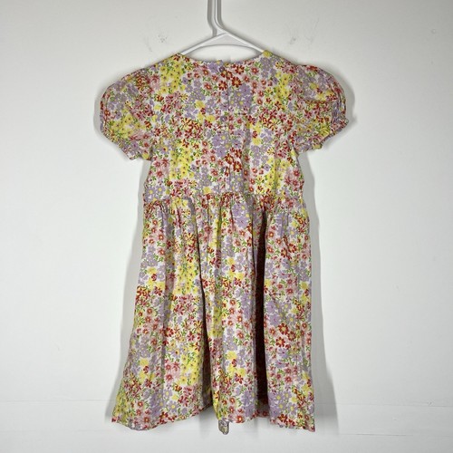 Tucker + Tate Girls Floral Short Sleeve 100% Cotton Dress Dress Size 6 - Picture 2 of 7