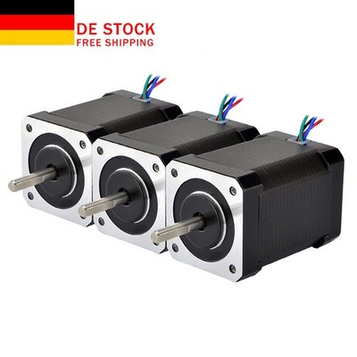 STEPPERONLINE Nema 17 Bipolar 1.8deg 65Ncm 2.1A 4 Drähte CNC Extruder 3PCS