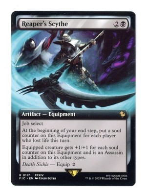 Reaper's Scythe (Extended Art) R 0117 Regular Final Fantasy MTG Card NM