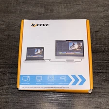 KCEVE 2 Ports KVM Switch 2 Computers 2 Monitors 2 HDMI 4 USB A With Cables