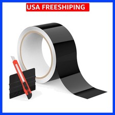 4 In X 30 Ft Chrome Delete Vinyl Wrap Kit For Black Out For Window Trim Door...