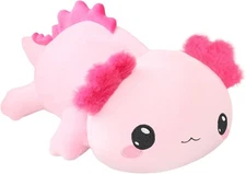 Weighted Axolotl Plush, Weighted Axolotl Stuffed Animal, Cute Plushies Soft Pink