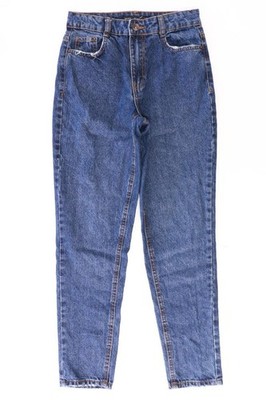   Bershka Mom Jeans Mom Jeans für Damen Gr. 34, XS blau aus Baumwolle  