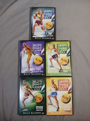 Billy Banks Taeboo Billy's Boot Camp Elite LOT of 5 DVDs
