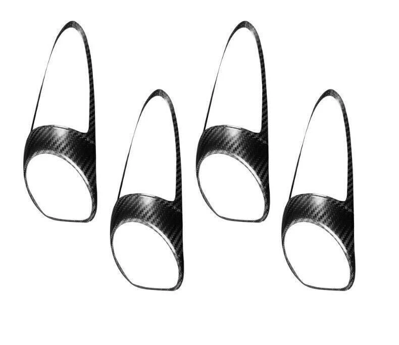 Borde de salida de aire delantero interior de fibra de carbono seco apto para Porsche 718 Cayman Foto 3 de 4