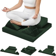 Meditation Cushion, Meditation Pillow for Sitting on Floor, Large Yoga Zabuton P