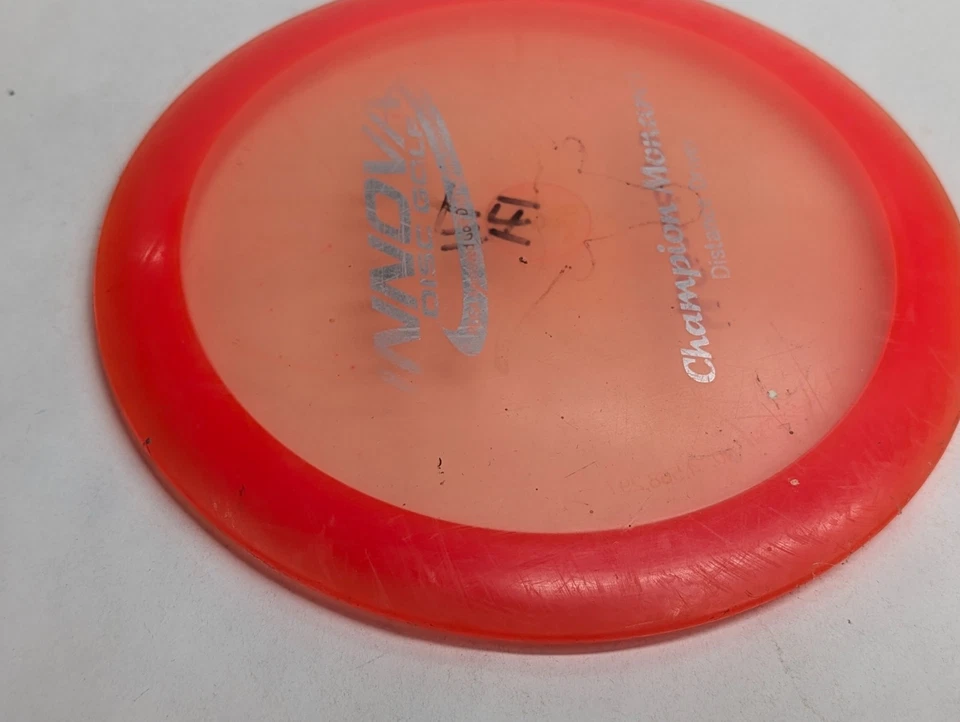 Innova Champion Monarch Disc Golf Distance Driver 171g Pink Penned Old Run PFN - Image 3 of 4