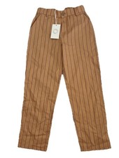 Sproet  Sprout Unisex Orange Striped Pants Size 8Y NWT