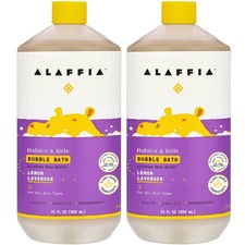 Alaffia Babies and Kids Bubble Bath, Gentle Baby Essentials for Delicate Skin,