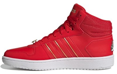 adidas neo Hoops 2.0 Mid Red White G57630
