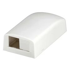 Panduit Cbx2iw-Ay Surface Mount Box, Mini Com, 2Port, Off Wht