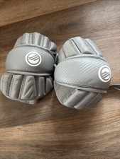Maverik MX Lacrosse Arm Pads Grey Size Large Molded Protection