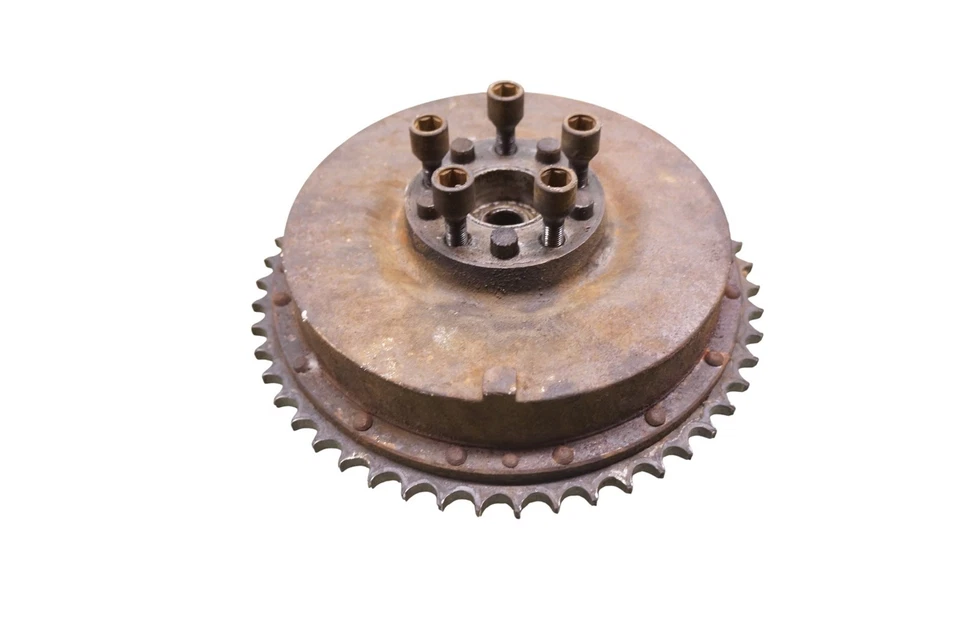 1969 Harley Shovelhead Panhead Fl Flh Duo Electra Glide *2902 Rear Brake + Drum  - Image 3 of 4