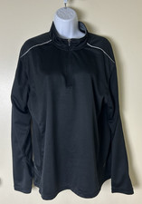 Ladies Champion Duo Dry Activewear Running Track Jacket Black Women  s Large C-1