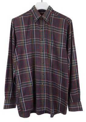 Gant Cape COD Twill Hemd Herren M Mehrfarbig Button-Down Taschen Geknöpft