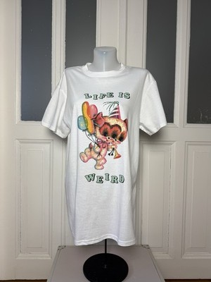 Statement T -Shirt von New Girl Order NEU 38/40 Oversize Shirt Weiß